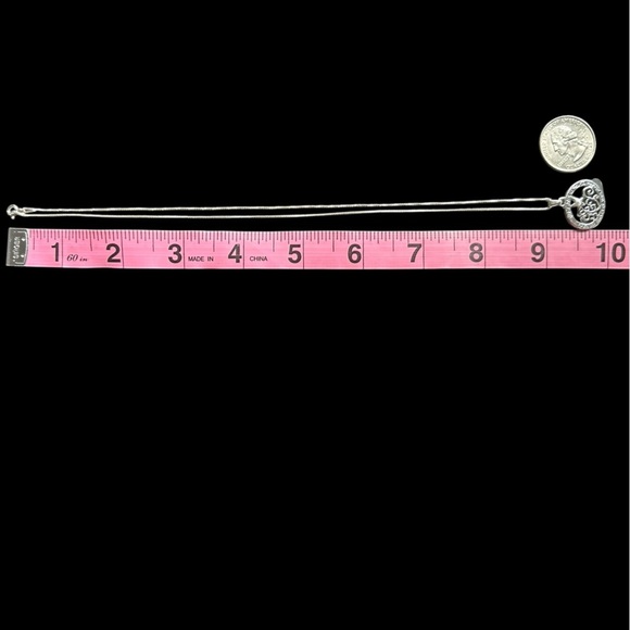 Inspirational Sterling Silver Pendant Necklace crafted in Italy - Picture 6 of 6